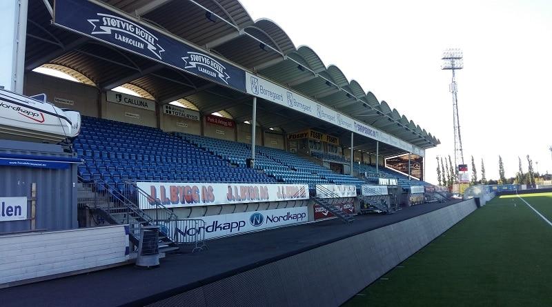Oversiktsbilde av Sarpsborg stadion